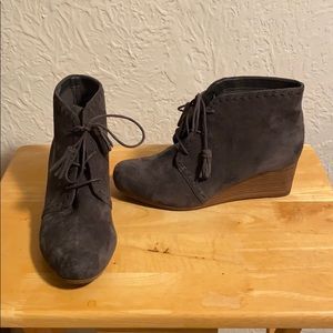 Dr Scholl’s Dakota Wedges, Grey, 2.5-inch Heel